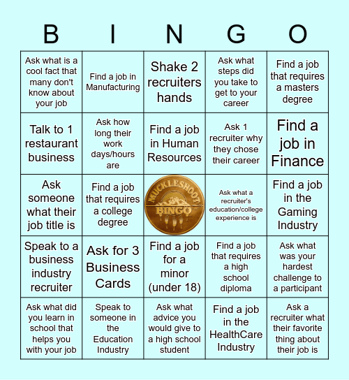 Career Fair BINGO Card