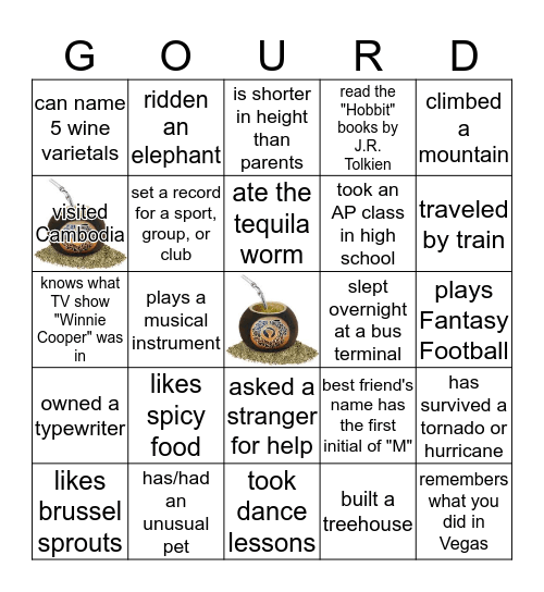 Come to Life Bingo Card