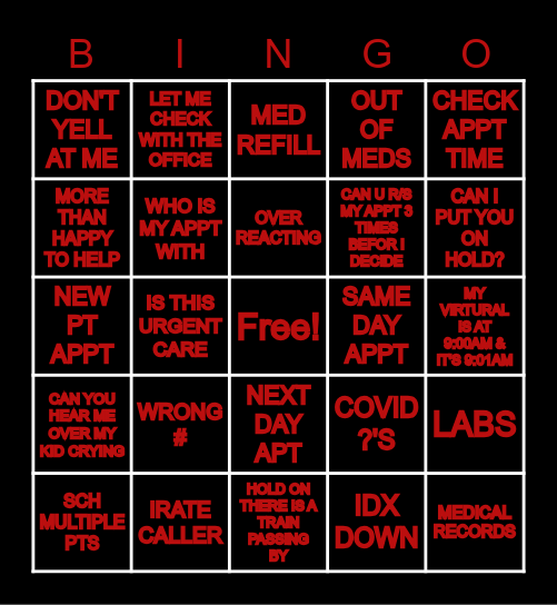 Valentine Bingo Card