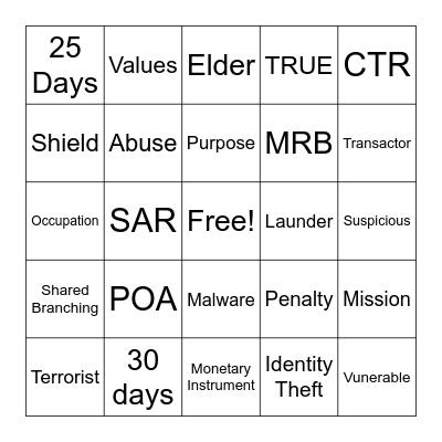 Fall In Love With Compliance Bingo Card