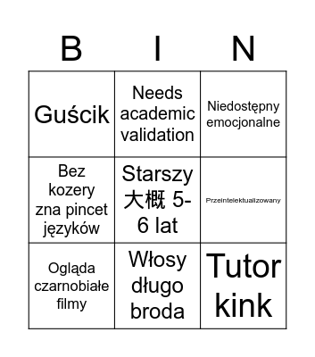 zosia&boys time Bingo Card