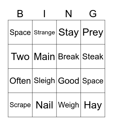 WIN TIME BINGO Card