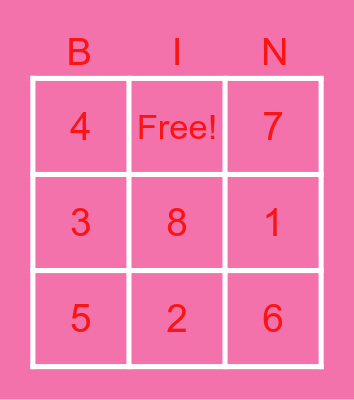 Valentines bingo💘 Bingo Card