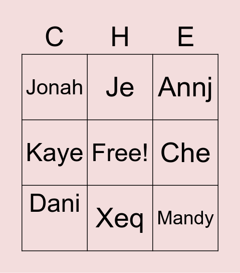 HAPPY BIRTHDAY Bingo Card