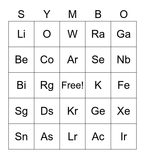PNHS Science Fair Event 2023 Bingo Card