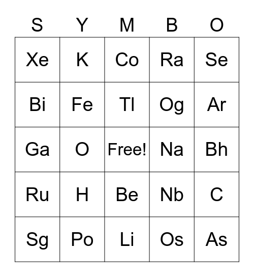 PNHS Science Fair Event 2023 Bingo Card