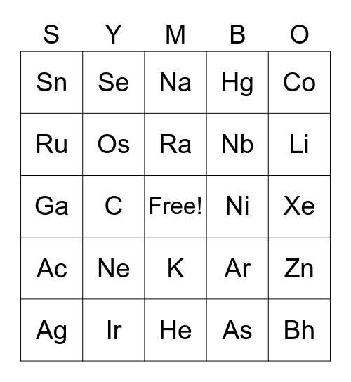 PNHS Science Fair Event 2023 Bingo Card