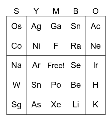 PNHS Science Fair Event 2023 Bingo Card