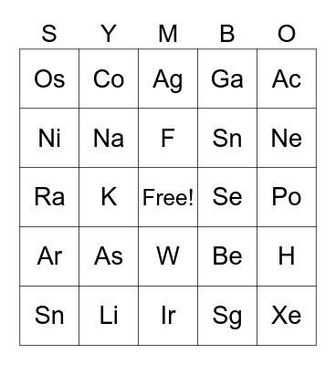 PNHS Science Fair Event 2023 Bingo Card