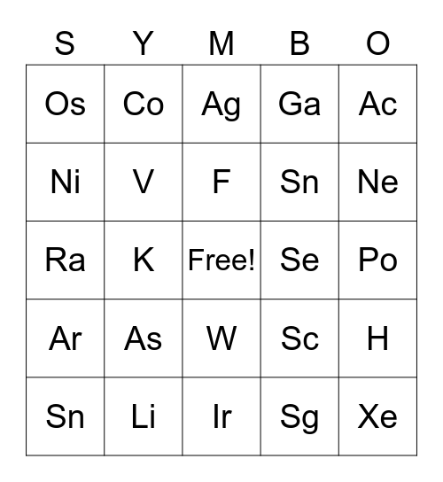 PNHS Science Fair Event 2023 Bingo Card