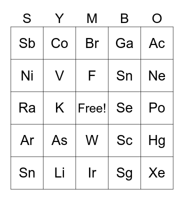 PNHS Science Fair Event 2023 Bingo Card