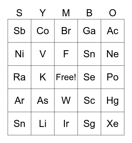 PNHS Science Fair Event 2023 Bingo Card