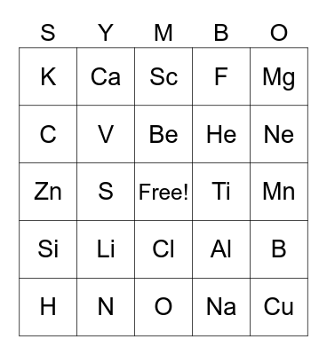 PNHS Science Fair Event 2023 Bingo Card