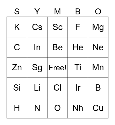 PNHS Science Fair Event 2023 Bingo Card