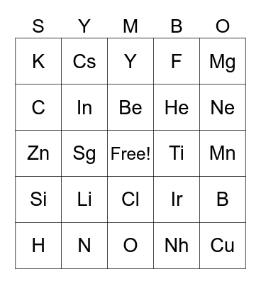 PNHS Science Fair Event 2023 Bingo Card