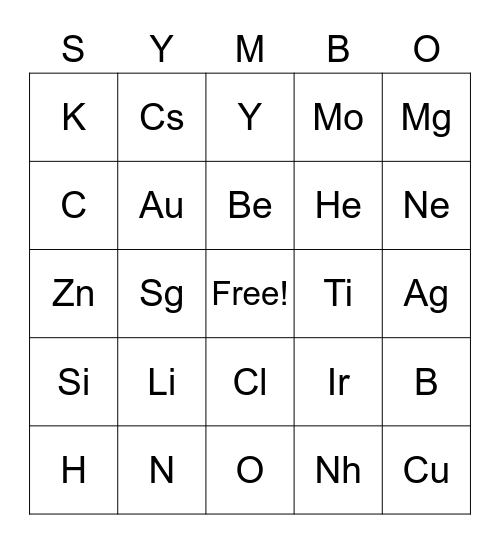 PNHS Science Fair Event 2023 Bingo Card