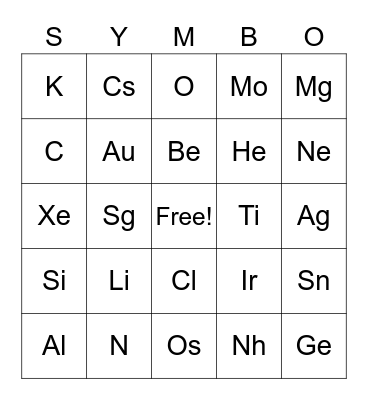 PNHS Science Fair Event 2023 Bingo Card