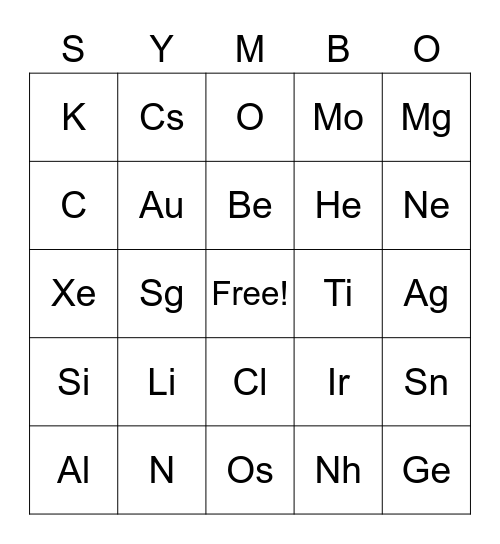 PNHS Science Fair Event 2023 Bingo Card