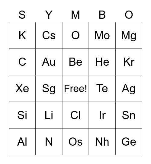 PNHS Science Fair Event 2023 Bingo Card
