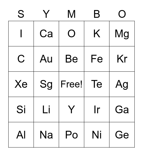 PNHS Science Fair Event 2023 Bingo Card