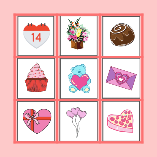 Valentine's Bingo Card
