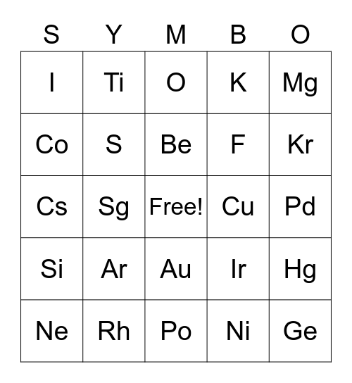 PNHS Science Fair Event 2023 Bingo Card