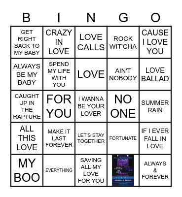 LOVEFEST ETH Bingo Card