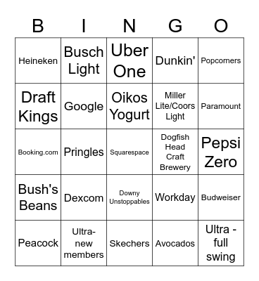 Bhalla Bingo Card