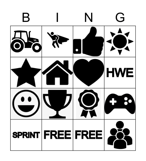 HWE! Bingo Card