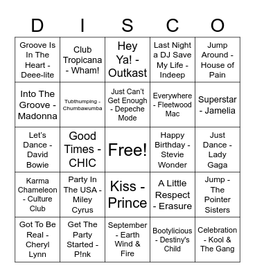 BIRTHDAY BINGO Card