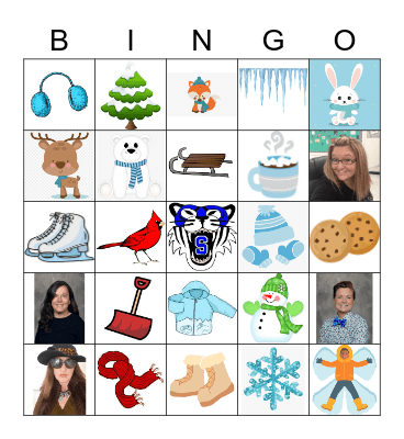 8th Grade Winter Bingo Card