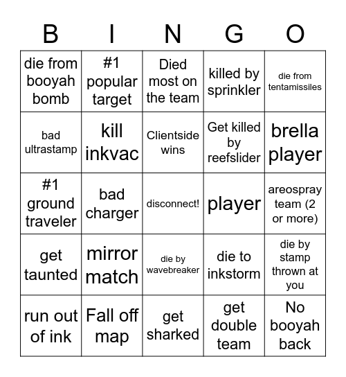 hudnhewndiowq Bingo Card