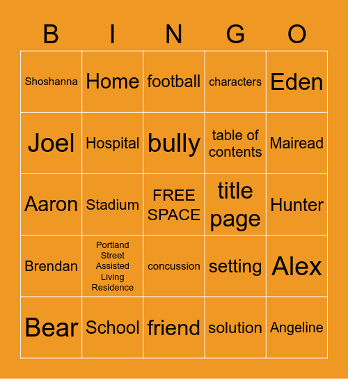 Restart Bingo Card