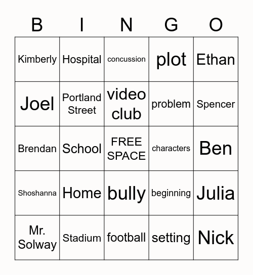 RESTART Bingo Card