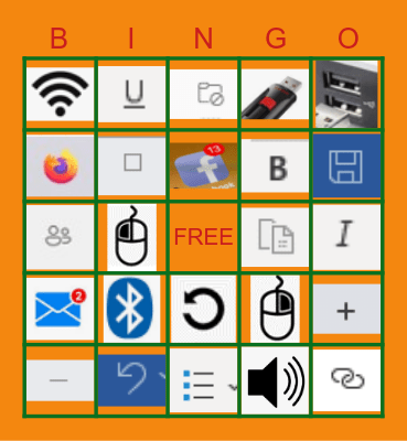 Digital Technology Bingo Card