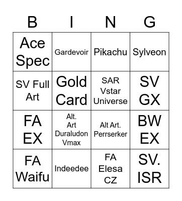 Indee Whatnot Bingo!!! Bingo Card