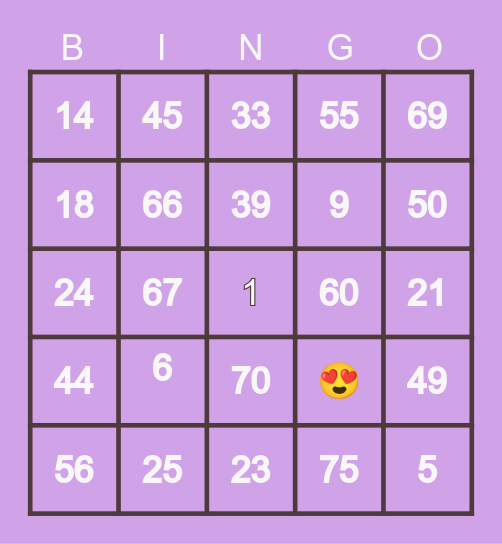 cindz ❤️❤️ Bingo Card