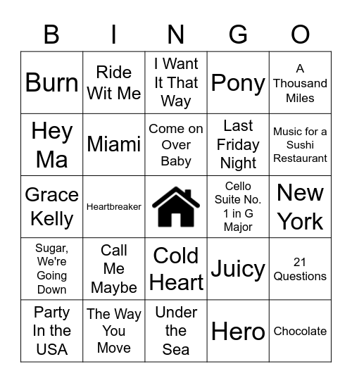 Bingo 2 Bingo Card