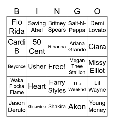 Valentine's Mingo Bingo Card