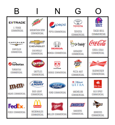 Family Game Night - Super Bowl Bingo 2023 Bingo Card