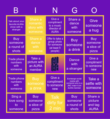 Love is in the Air Bingo Card