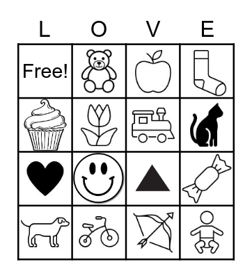 Valentines BINGO Card