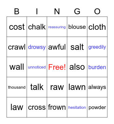 Gr 4 HMH Module 4 Week 3 Bingo Card