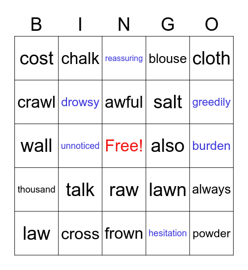 Gr 4 HMH Module 4 Week 3 Bingo Card