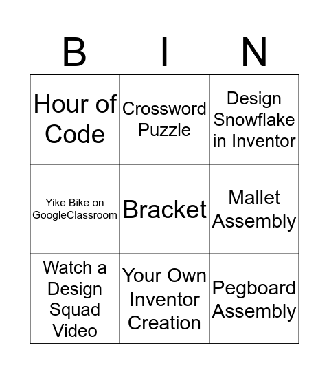 Design and Modeling Bingo Card