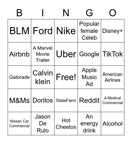 Super_Bowl_Bingo.exe Bingo Card