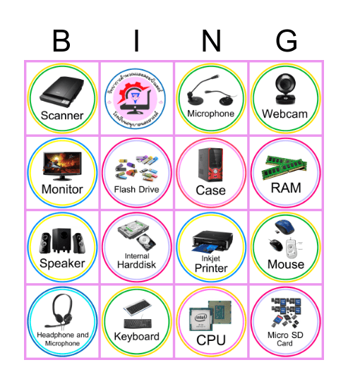 Bingo อุปกรณ์คอมพิวเตอร์ Bingo Card