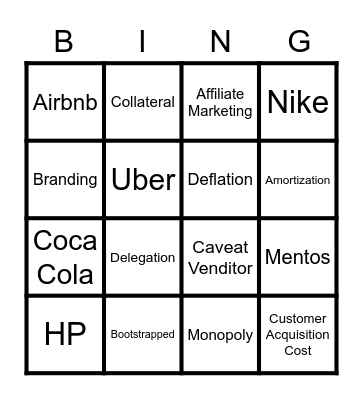 COMBOLA Bingo Card