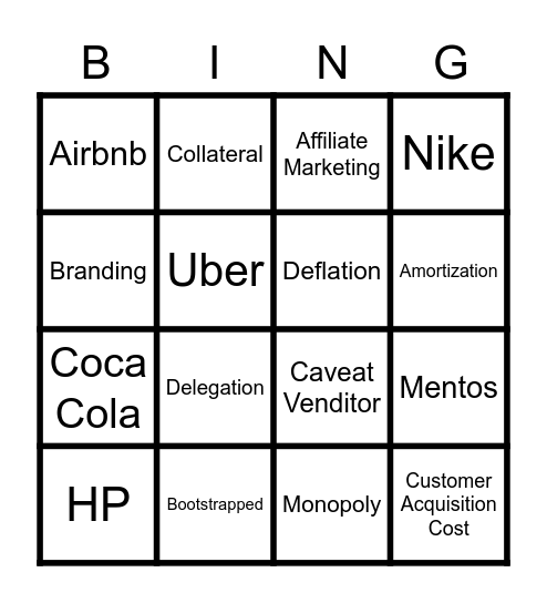 COMBOLA Bingo Card