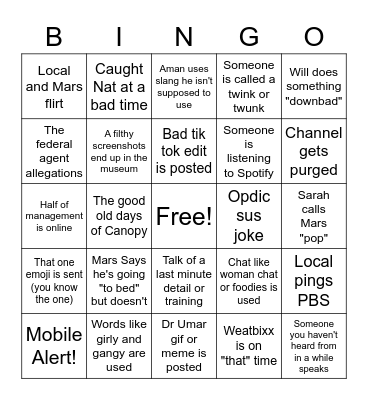 2:00 AM Triple Arrow Bingo Card